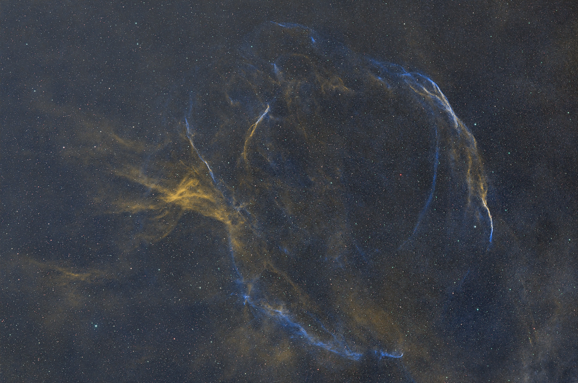 Sh2-91 is part of the supernova G65.3+5.7 in the constellation Cygnus, which dates back around 30,000 years.